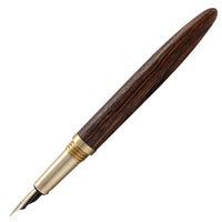 1 x RAW Customer Returns Gullor Handmade Rosewood Fountain Pen, Smooth and Easy Writing for Signature, Medium Nib, Brown Wood - RRP €10.64