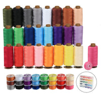 1 x RAW Customer Returns 25-piece sewing thread assortment set, 400 yard 25 colors sewing machine thread per thread spool and 25 bobbin thread spools quality thread for overlock sewing machines - RRP €18.49