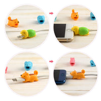 1 x RAW Customer Returns TUPARKA 15PCS Animals Cable Animals Cable Silicone Protector bites Charging Cable Saver USB Charging Cable Protector Compatible with iPhone Android - RRP €9.06