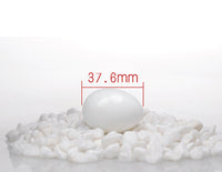 1 x RAW Customer Returns 10 solid plastic eggs dummy eggs for pigeons white - RRP €9.56