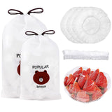 1 x Brand New KERANEET 150 Pieces Fresh Keeping Bags Reusable Waterproof Sealing Bags Cling Film with Elastic Band Reusable Dust Cover for Kitchen Vegetables Freshness Protection at Home - RRP €20.4