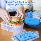 1 x RAW Customer Returns OUTXE 4 ice packs for lunch, cool bag and small cool box - ice packs for cool bag - extra thin long cooling performance for on the go - RRP €12.1