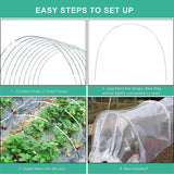 1 x RAW Customer Returns Plant tunnel arches, 3X10m insect protection net, film tunnel for raised bed, plant protection net, vegetable net garden, net for plants vegetables, garden net insect net, insect net for protecting vegetables fruit - RRP €33.26