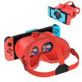 1 x RAW Customer Returns DEVASO VR Glasses for Nintendo Switch Switch OLED with Adjustable HD Lenses, 3D VR Virtual Reality Headset Games Accessory Set, Switch VR Labo Goggles Glasses, Cool Stuff for Teenage Boys - RRP €34.99