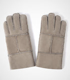 2 x Brand New YISEVEN Men s Durable Sheepskin Mittens Lambskin Gloves Mittens Sherpa Fur Flip Cuff Thick Wool Lined and Heated Warm for Winter Cold Weather Dress Driving, Taupe Suede L - RRP €53.08