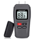 60 x Brand New Proster Digital Moisture Meter Humidity Meter Wood Moisture Meter LCD Backlight with Battery Wood Moisture Meter for Wood Firewood Walls Paper Floor -Gray - RRP €1112.4