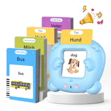 1 x RAW Customer Returns Talking Flash Cards Children s Toys From 2 3 4 5 6 Years Educational Games for Autism Educational Toys Learning for Children Preschool Children Gift for Boys Girls 2-4 Years 112 Sheets 224 Words Italian - RRP €16.51