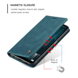 1 x Brand New JMstore Case Compatible with Samsung Galaxy A32 5G, Leather Case Book Cover Wallet Flip Case with Magnetic Blue  - RRP €20.4