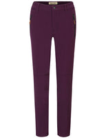 1 x Brand New Camii Mia Women Winter Warm Outdoor Thin Windproof Waterproof Ski Snow Fleece, Purple, 36W x 30L - RRP €39.9