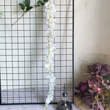 2 x RAW Customer Returns URCheers 1.8M 6Ft Garlands-Fake Hydrangea Vine Flowers Plants-Artificial Hydrangea Garland Flower-Silk Vine,Ivy for Outdoor,Indoor,Garden,Hotel,Wedding,Wall,Bathroom,Decoration White  - RRP €18.72