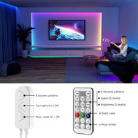 1 x RAW Customer Returns Lepro 15M RGB Music LED Strip, MagicColor Light Strip, Music Light Strip with Remote Control, IP65 Waterproof Dreamcolor LED Strip, Color Changing Light String, Strip Light for Christmas Party Decoration - RRP €42.4