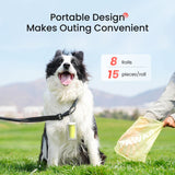 14 x Brand New Pawaii dog waste bags with 1 dog waste bag holder dispenser, 15 waste bags per roll for dogs, extra thick, leak-proof and strong waste bags for dogs, including 9 rolls - RRP €285.6