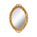 1 x RAW Customer Returns YCHMIR Small Vintage Wall Mirror, 36.8 x 25.4 cm, Oval, Gold - RRP €16.13