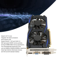 1 x RAW Customer Returns Cuifati GTX550Ti Gaming Graphics Card, 6GB GDDR5 192bit Computer Graphics Card with Dual Fans, PCIe 2.0 HDMI VGA DVI Video Graphics Card GPU for DirectX 11 800MHz Core Frequency - RRP €108.64