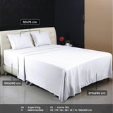 1 x RAW Customer Returns Utopia Bedding bed sheet set 4 pieces, white - polyester microfiber, 1 fitted sheet 180x200cm, 1 flat sheet 270x290cm and 2 pillowcases 50x75cm - RRP €22.66