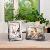 6 x Brand New Giftgarden Table and Wall Photo Frame, Photo Frame, 10x15 Frame, Gray Frame, Home Decoration, Set of 7, Gray - RRP €136.8