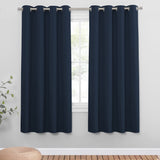 1 x RAW Customer Returns PONY DANCE Thermal Curtain with Eyelets Curtains 2-Set H 175 x W 140 cm Blackout Curtain Eyelets Opaque Curtains for Bedroom Children s Room Short Window - RRP €36.95