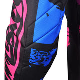 1 x RAW Customer Returns Willbros Motocross Jersey Pants Combination Men Women Motorcycle MX Riding Gear Set Cycling Offroad Dirt Bike Adult BMX ATV Pink Blue Jersey XL Pants 36  - RRP €111.18