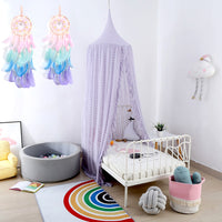 1 x RAW Customer Returns LED Dream Catcher with Light, Girls Children Dream Catchers as Gifts, Purple Wedding Nursery Bedroom Wall Hanging Ornaments Crafts, Decorations - RRP €9.99