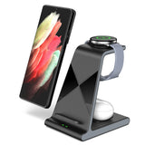 1 x RAW Customer Returns Aukvite for Samsung charging station, 3 in 1 wireless charger Samsung charging station for Samsung S24 S22 S22 Galaxy Z Fold 4 Flip 4, Galaxy Watch 5 charging station for Galaxy Watch 6 4 3, Galaxy Buds Gray  - RRP €35.99