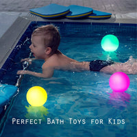 1 x RAW Customer Returns DAZZTIME LED Pool Lamp, 4 Pieces IP68 LED Pool Lamp with Remote Control, Floating Pool Light, RGB Color Changing Mood Ball Light, for Swimming Pool, Gift for Kids - RRP €20.99