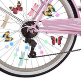 7 x Brand New ABOOFAN 144Pcs Bicycle Wheel Spoke Beads Set- Assorted Color Clip Beads Decoration with Round Spoke Bead Butterfly Clips Spoke Dragonfly Clips Bicycle Accessories for Kids - RRP €138.46