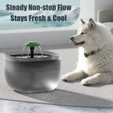 10 x Brand New Cat fountain, 2 L ultra-quiet automatic drinking fountain for cats and dogs, ultra-quiet water fountain BPA-free cat dog water fountain with USB cable  - RRP €241.9