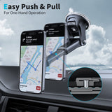 1 x RAW Customer Returns Car Phone Holder, 6 Strong Magnets, Flexible Dashboard Phone Holder, Adjustable, Powerful Suction Cup Phone Holder for iPhone, Geogle, etc - RRP €17.12