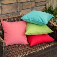 1 x RAW Customer Returns MIULEE Set of 4 Waterproof Cushion Covers Decorative Pillow Case Sofa Cushion Decorative Couch Cushion Weatherproof Cushion Cover Decorative Cushion Cover for Sofa Garden Outdoor Living Room 45 x 45 cm Red - RRP €23.99