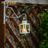 1 x RAW Customer Returns Nuptio Decorative Lanterns, 2 Pieces Candle Lanterns Indoor Tea Light Holders, Hanging Garden Lanterns Candle Holder Lantern for Birthday Party Centerpieces Wedding Relaxing Spa - RRP €15.35