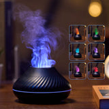 3 x RAW Customer Returns Aroma Diffuser With Flame Effect, Airmpa 130 ml Aroma Diffuser, 7 Colors Simulation Flame Lamps Aroma Diffuser, Color Can Be Fixed, Can Add Essential Aroma Oil Ivory  - RRP €67.17