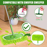 1 x Brand New Reusable Wet Floor Cloths, Dry Floor Cloths for Swiffer Sweeper Mop, Washable Microfiber Pads for Cleaning Surfaces Hard Floors, 10 Pack of 10 Color  - RRP €20.4