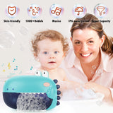 2 x RAW Customer Returns Lehoo Castle Bathtub Toy, Foam Machine Bathtub with Music, Dinosaur Bath Toy Baby with 1000 Bubbles per Minute - RRP €35.52