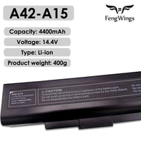 1 x RAW Customer Returns FengWings 14.4V 4400mAh A42-A15 Replace Laptop Battery for Medion Akoya E6222 E7219 MD97874 MD97877 MD97879 E6228 MD98980 MD99050 E7220 E7222 MD99030 MD99060 P6816 P7816 P7818 - RRP €32.56