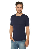 1 x RAW Customer Returns DANISH ENDURANCE Merino Wool T-Shirt Men, Premium Merino Wool Undershirt, Short Sleeve, Breathable Warm, Navy Blue M - RRP €53.95