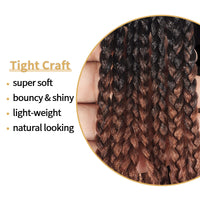 8 x Brand New Lianlian French Curl Crochet Braids Goddess Box Braids Crochet Hair 18 Inch 8 Packs Pre Looped French Curly Braiding Hair Crochet Box Braids With Curly Wavy Ends 18 Inch, 1B 30 27  - RRP €325.36