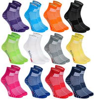 1 x RAW Customer Returns Rainbow Socks - Women Men Colorful Cotton Sports Socks - 12 Pairs - Multicolored - Sizes 36-38 - RRP €34.99