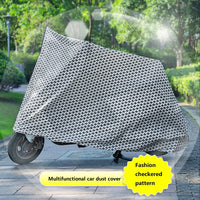 14 x Brand New ADB Motorcycle Cover Basic Fashion Waterproof Outdoor Waterproof Motorbike Protective Cover PEVA Plastic Black Large 180 x 120 cm - RRP €420.0