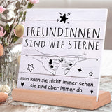 36 x Brand New Gifts for best friend, wooden signs with saying home decoration girlfriends birthday present, friendship gift gift ideas little something for birthday wedding Christmas for girlfriend BFF - RRP €289.8