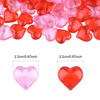 1 x RAW Customer Returns FEPITO 100pcs Acrylic Hearts Red Pink Heart Vase Filler for Valentine s Day Table Home Decor Wedding Decoration - RRP €20.4