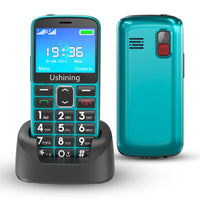 1 x RAW Customer Returns Tosaju 2g senior mobile phone without contract with charging station all carriers pensioner mobile phone with large buttons for seniors large button mobile phone emergency call buttons dual SIM 1000 mAh battery  - RRP €35.99