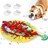 5 x Brand New Rhdekoein Taco Snuffle Mat for Dogs Licking Mat Interactive Dog Toy Snuffle Blanket Non-Slip Portable Intelligence Toy for Rabbits Cats Pigs Stress Relief Dog Owners - RRP €100.8