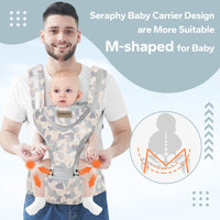 1 x RAW Customer Returns SERAPHY Baby carrier from birth, baby carrier for newborns and small children - RRP €24.0