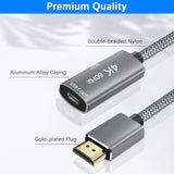 1 x RAW Customer Returns HDMI male to USB-C female with Type-C cable, HDMI input to USB Type C 3.1 output converter, 4K 60 Hz Thunderbolt 3 adapter for MacBook Pro, Mac Air, Microsoft Surface 5, Xreal Air adapter - RRP €25.99