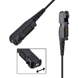 1 x RAW Customer Returns HYS radio headset compatible with Motorola Radio DP2000 DP2400 DP3441 DEP550 DEP570 XPR3300 MTP3250 XiR P6600 Walkie Talkie with microphone 1 piece 2 earplugs L R  - RRP €39.36