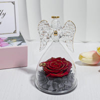 1 x RAW Customer Returns Yamonic Gifts for Mom Mother s Day Gifts for Mom, Eternal Rose Angel Gifts for Mom, Mother s Day Eternal Rose in Angel Figure Mother Gift Grandma Birthday Gift for Women Infinity Roses - RRP €36.29