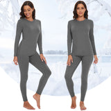 1 x Brand New SIHOHAN Women s Thermal Underwear Set, Warm Underwear, Lined Long Johns for Women, Winter Thermal Base Layer for Everyday Life, Skiing, Hiking, Jogging, Gray, XL - RRP €28.99