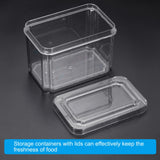 1 x Brand New QUARKZMAN 4 Pack Food Storage Containers for Refrigerator Plastic Product Saver Vegetable Fruit Storage Containers Stackable Organizer Containers White - RRP €20.4