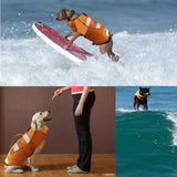 9 x Brand New Life Jacket Dog Pet Life Vest Dog Life Vest Swimsuit Pet Swimming Vest for Dogs Lifesaver Adjustable Size with Handle for Small Medium Large Dogs S, Orange Pet Dog Life Vest  - RRP €117.9