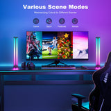 1 x RAW Customer Returns bedee Smart LED Lightbar RGB gaming lamp with multi-modes, music sync, TV backlight with remote control, app control, dimmable gaming LED lighting accessories for PC, TV, game room - RRP €35.99